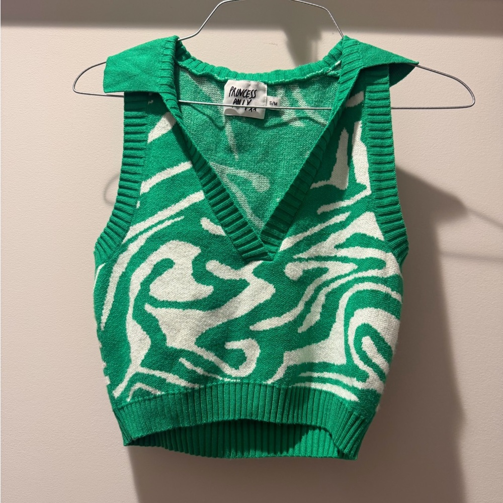 Princess Polly cropped sweater tank - Picture 6 of 10
